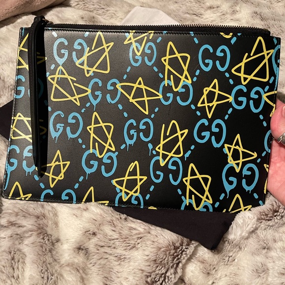 Gucci Ghost GG clutch - Picture 2 of 8